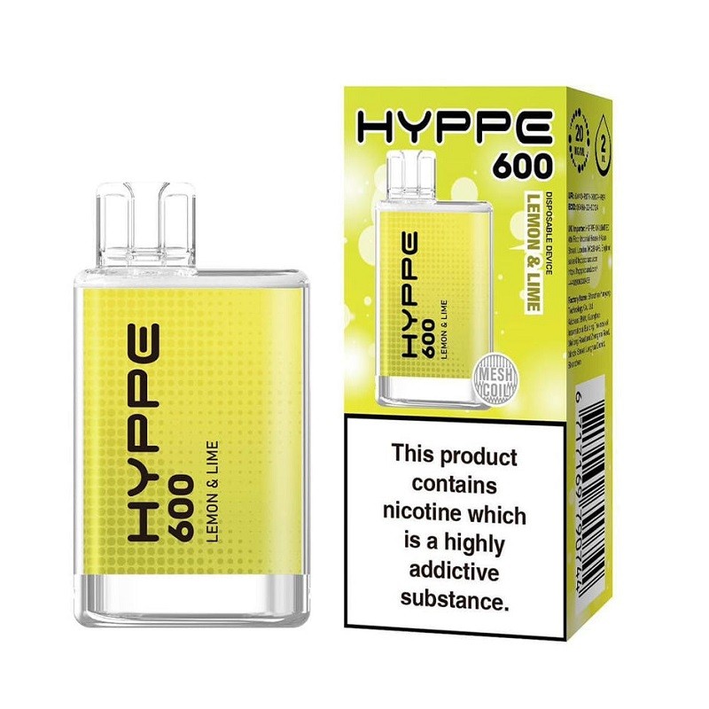 Lemon & Lime HYPPE 600 Disposable