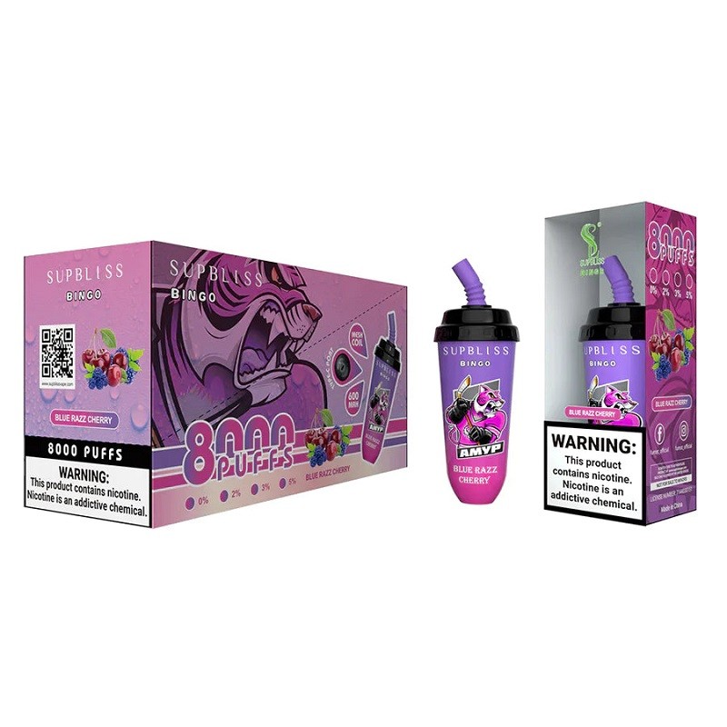 Blue Razz Cherry R and M Supbliss Bingo