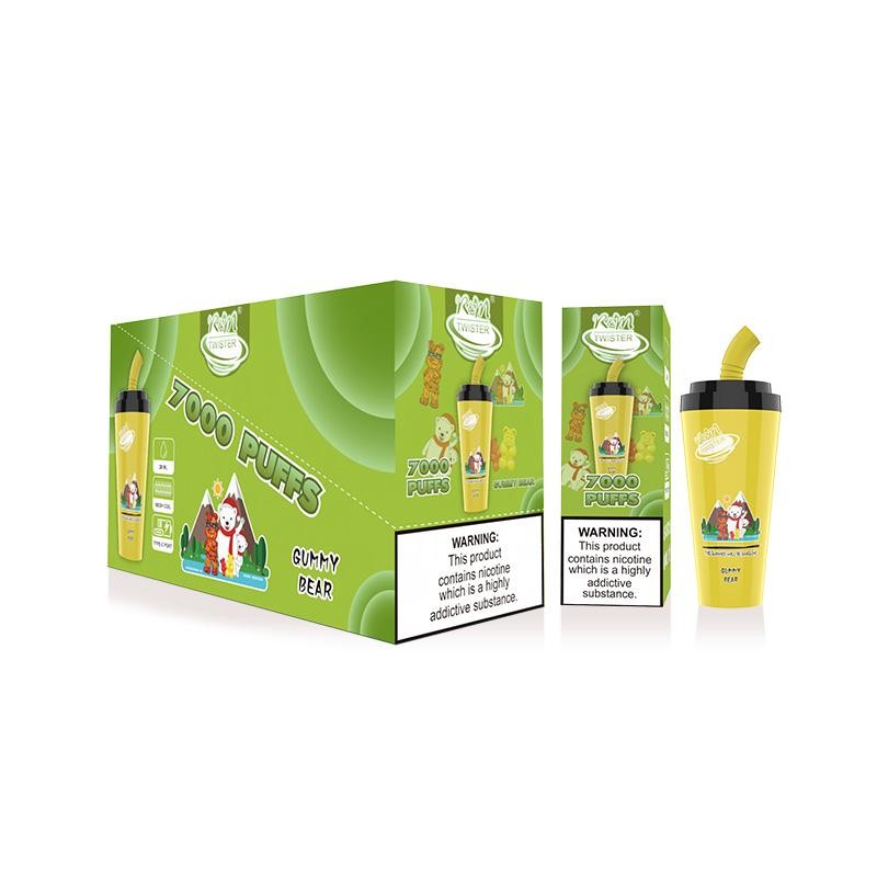 twister vape 7000 puffs gummy bear