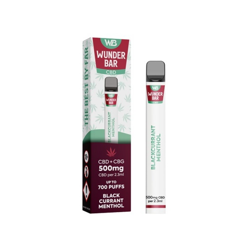 Blackcurrant Menthol Wunderbar CBD + CBG