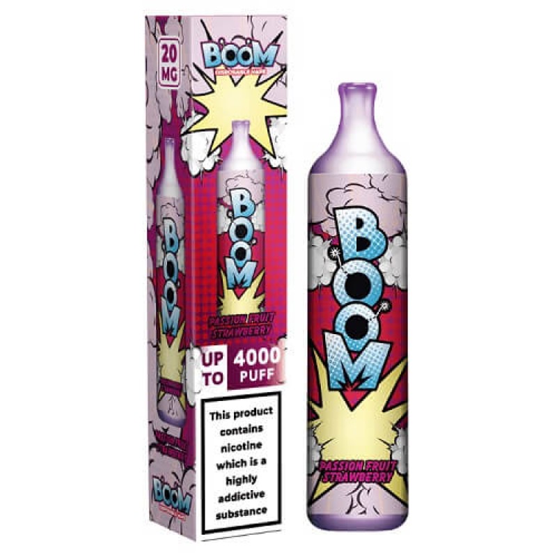 Passion Fruit Strawberry Boom 4000 Disposable