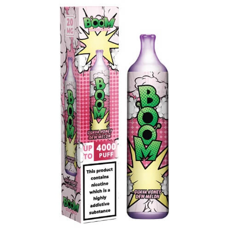Guava Honeydew Melon Boom 4000 Disposable
