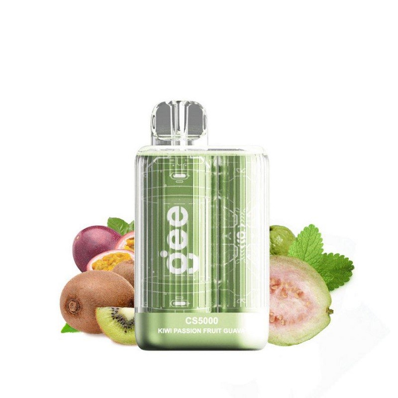 gee vape 5000 kiwi passion fruit guava
