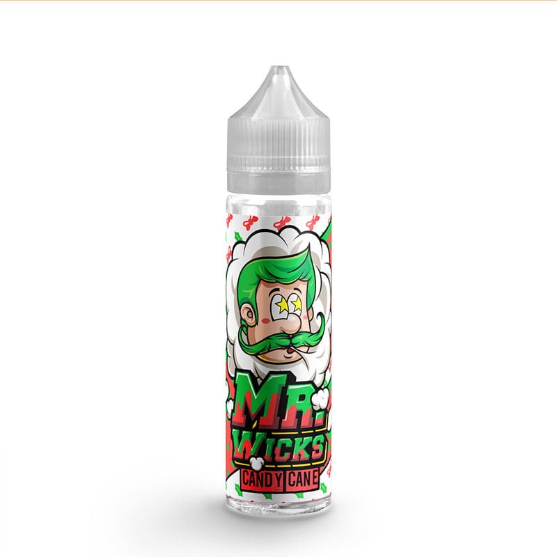 Candy Cane Mr Wicks shortfill E-liquid