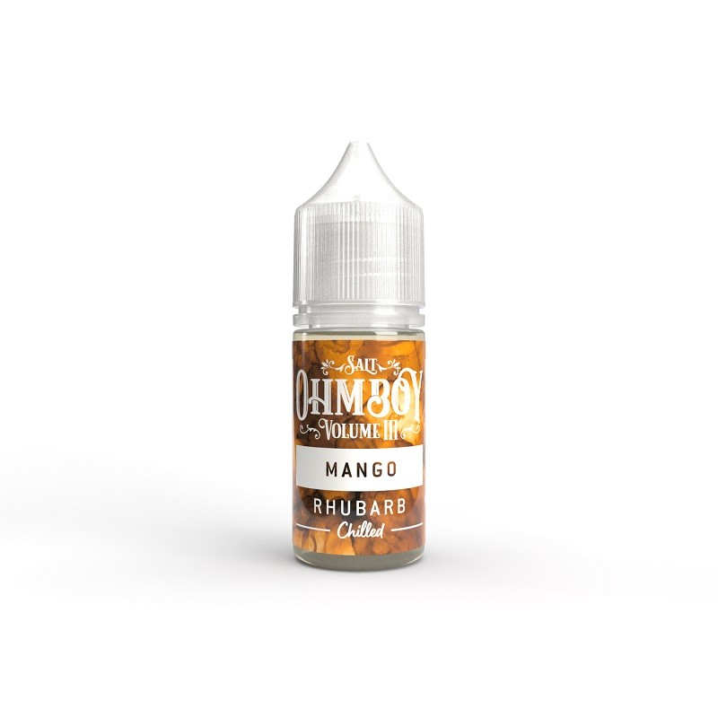 Mango Rhubarb Chilled Ohm Boy Volume III Nicotine Salt E-liquid
