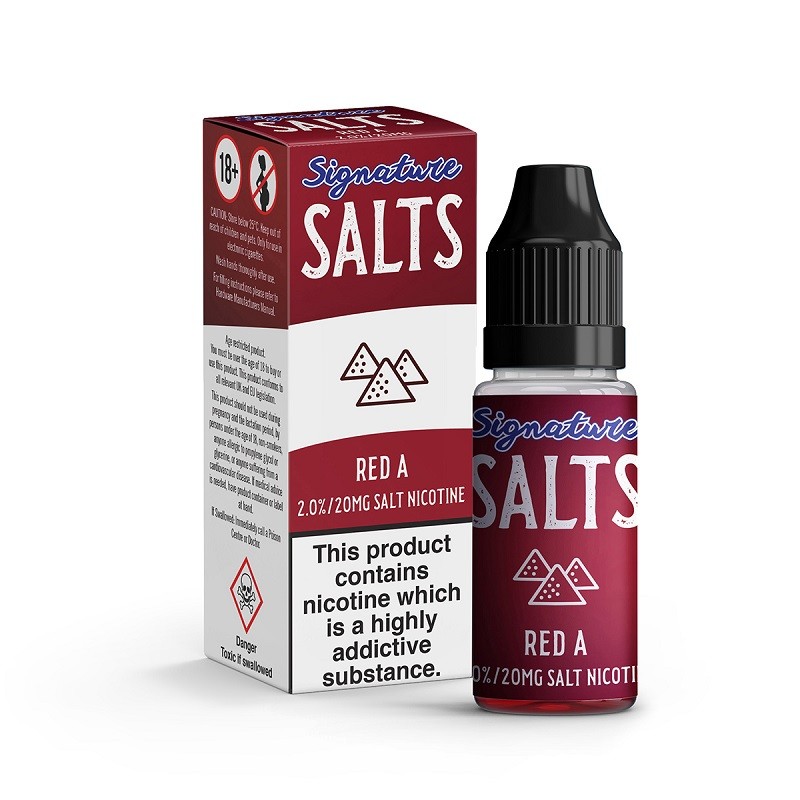 Red A Signature Salts Nicotine Salt E-liquid