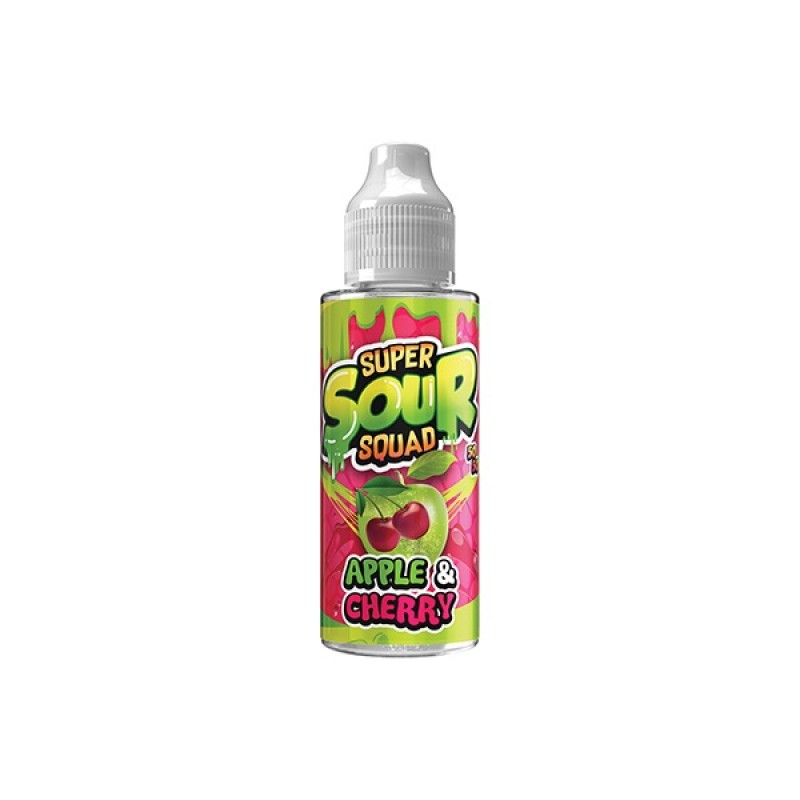 Apple & Cherry Super Sour Squad Shortfill E-liquid