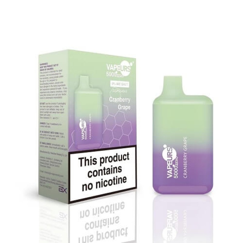 Cranberry Grape Vapeurs 5000 Disposable