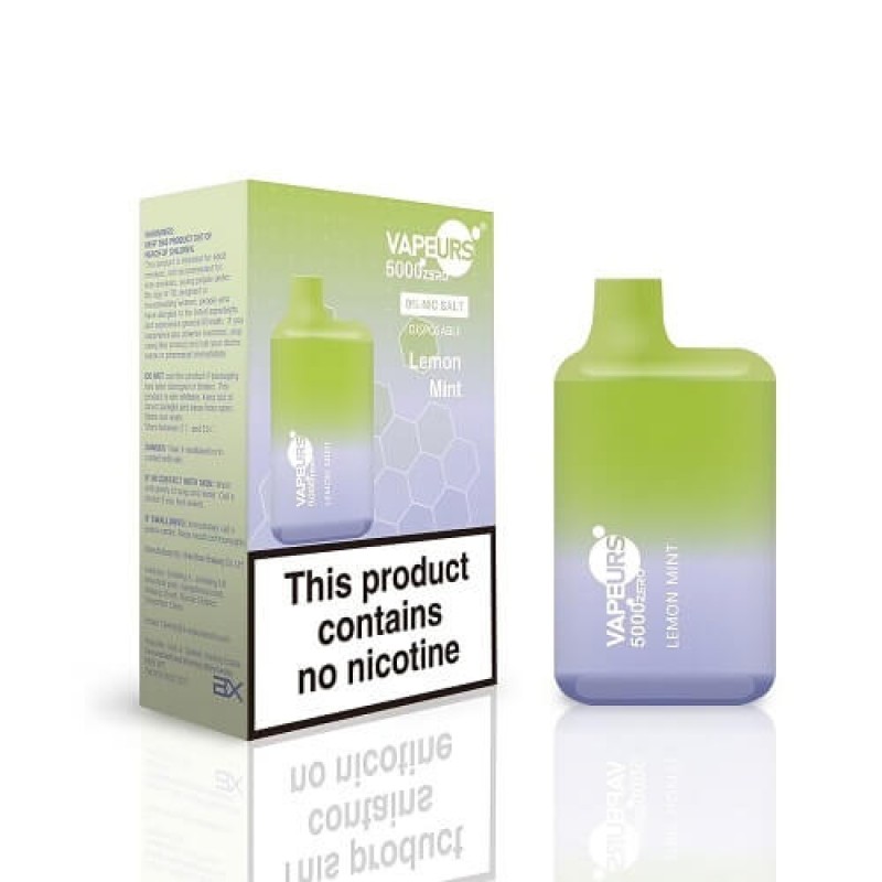 Lemon Mint Vapeurs 5000 Disposable