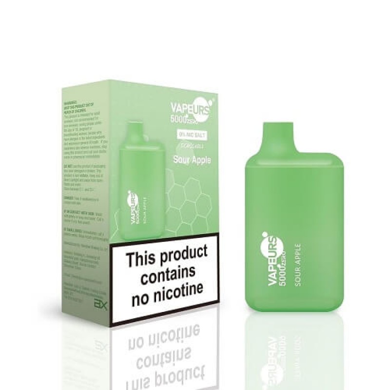 Sour Apple Vapeurs 5000 Disposable