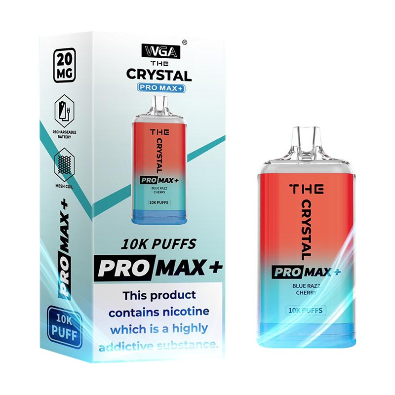 Blue Razz Cherry WGA Crystal Pro Max Plus Disposable