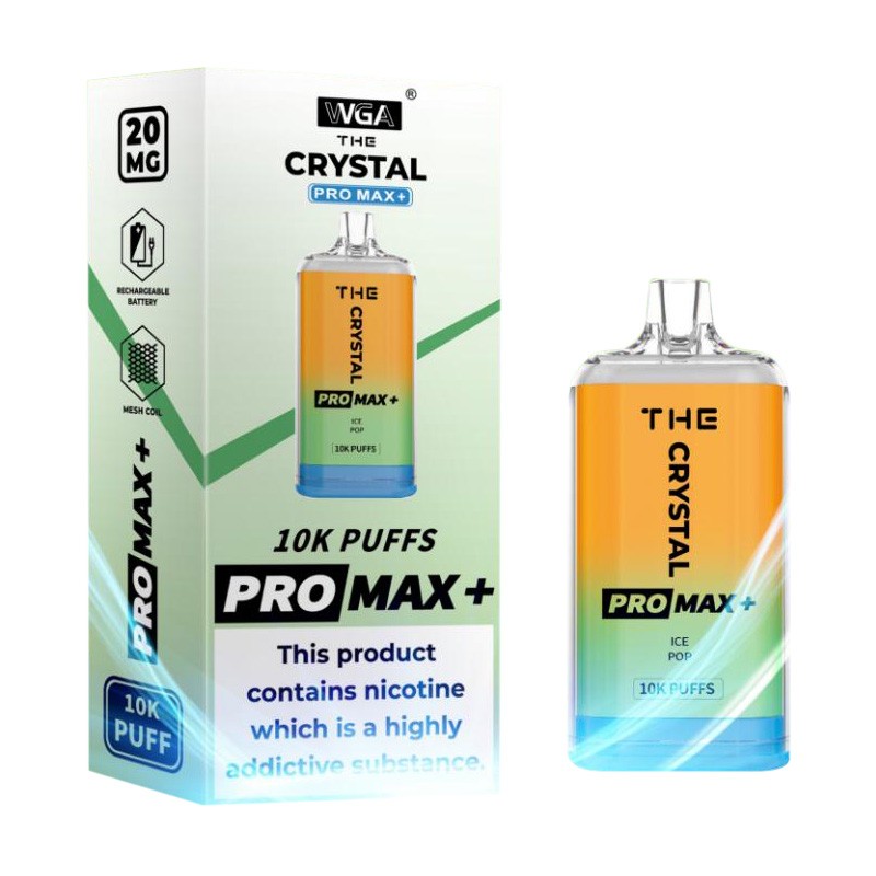 Ice Pop WGA Crystal Pro Max Plus Disposable