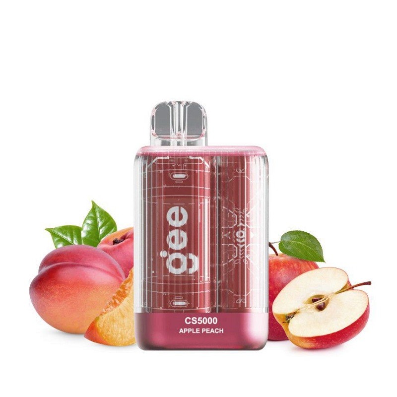 gee vapes 5000 apple peach