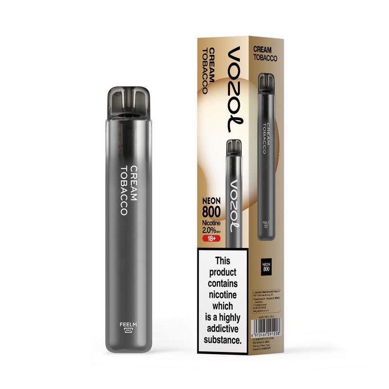 Cream Tobacco Vozol Neon 800