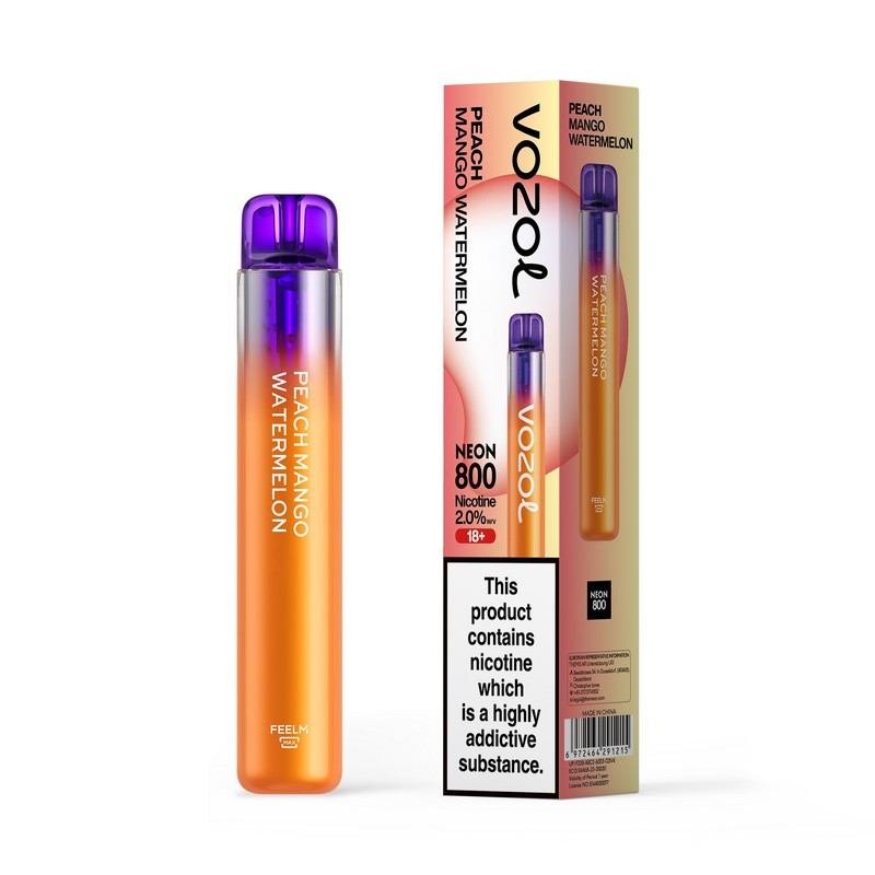 Peach Mango Watermelon Vozol Neon 800