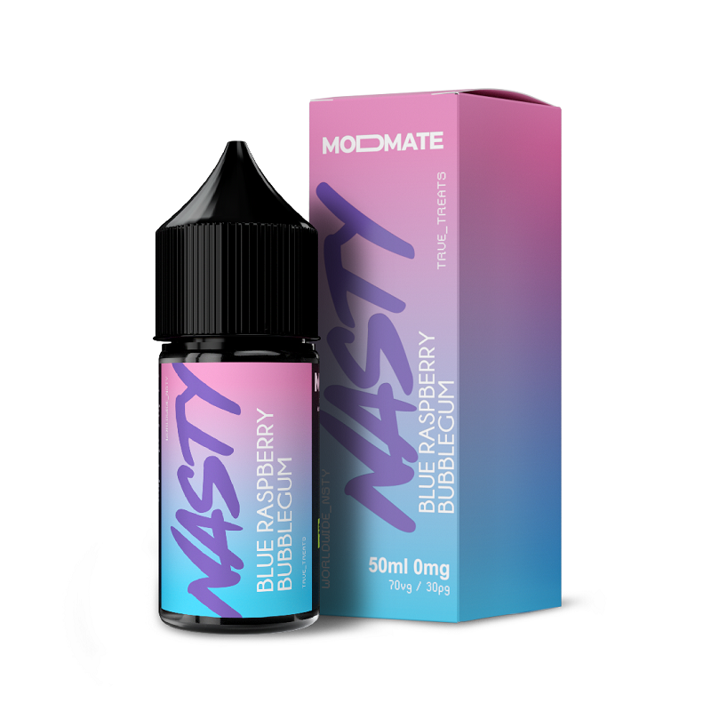 Blue Raspberry Bubblegum Nasty Juice Mod Mate Shortfill E-liquid