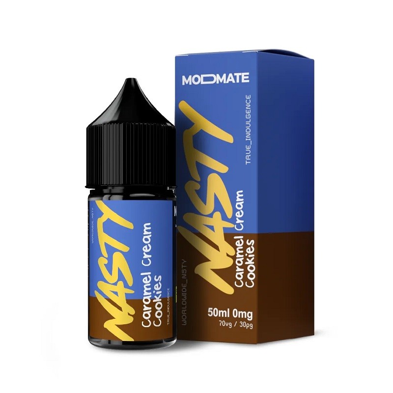 Caramel Cream Cookies Nasty Juice Mod Mate Shortfill E-liquid