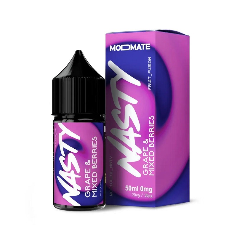 Grape & Mixed Berries Nasty Juice Mod Mate Shortfill E-liquid