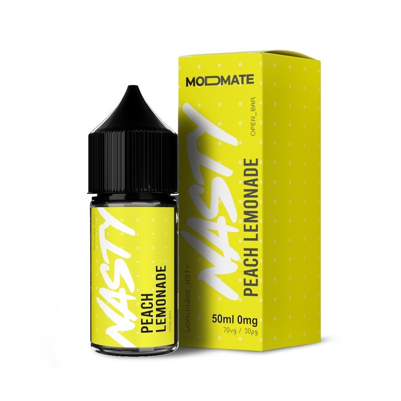 Peach Lemonade Nasty Juice Mod Mate Shortfill E-liquid