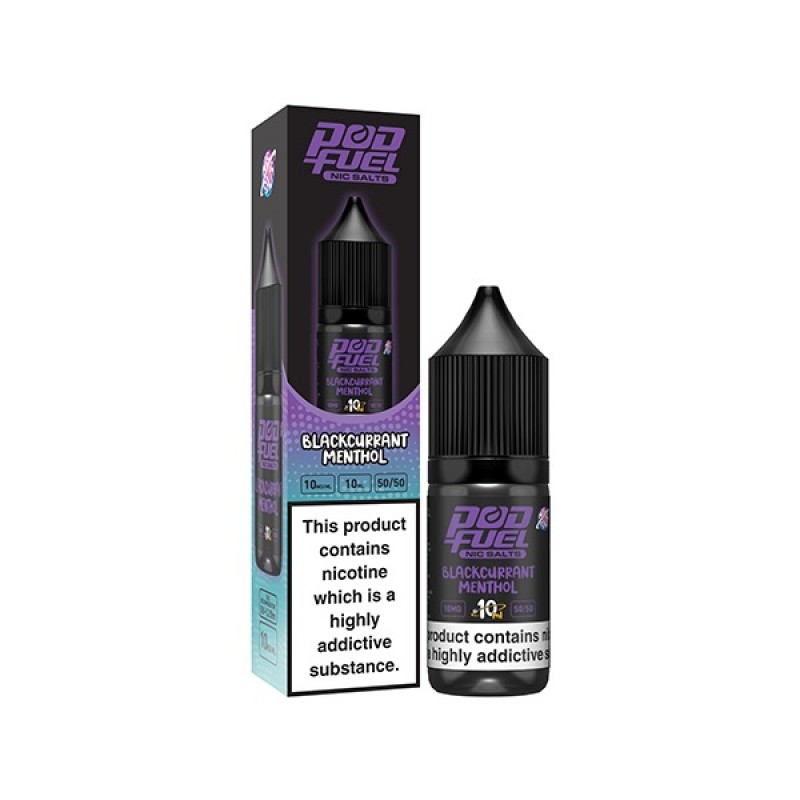 Blackcurrant Menthol Pod Fuel Nicotine Salt E-liquid