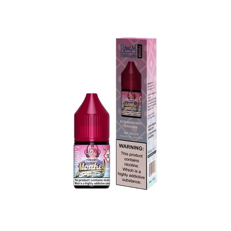 Strawberry Banana R and M Tornado Nicotine Salt E-liquid