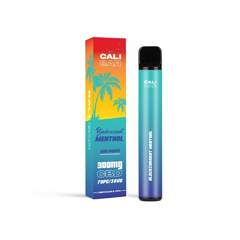 Blackcurrant Menthol CALI BAR CBD Vape