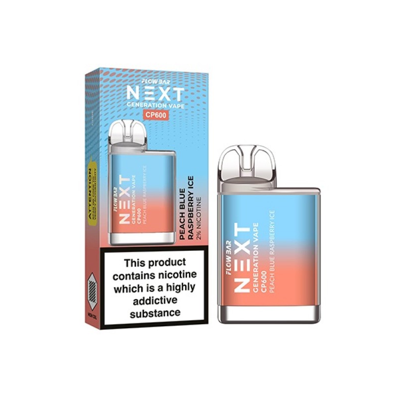 Peach Blue Raspberry Ice FLOWBAR CP600