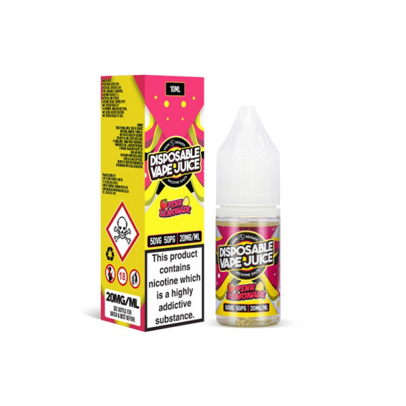 Pink Lemonade Vape Heaven Disposable Nicotine Salt E-liquid