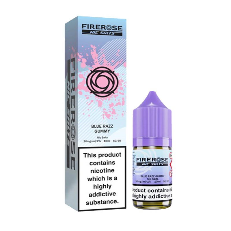 Blue Razz Gummy Elux Firerose 5000 Nicotine Salt E-liquid