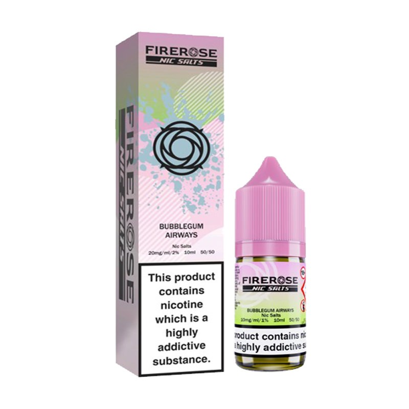 Bubblegum Airways Elux Firerose 5000 Nicotine Salt E-liquid