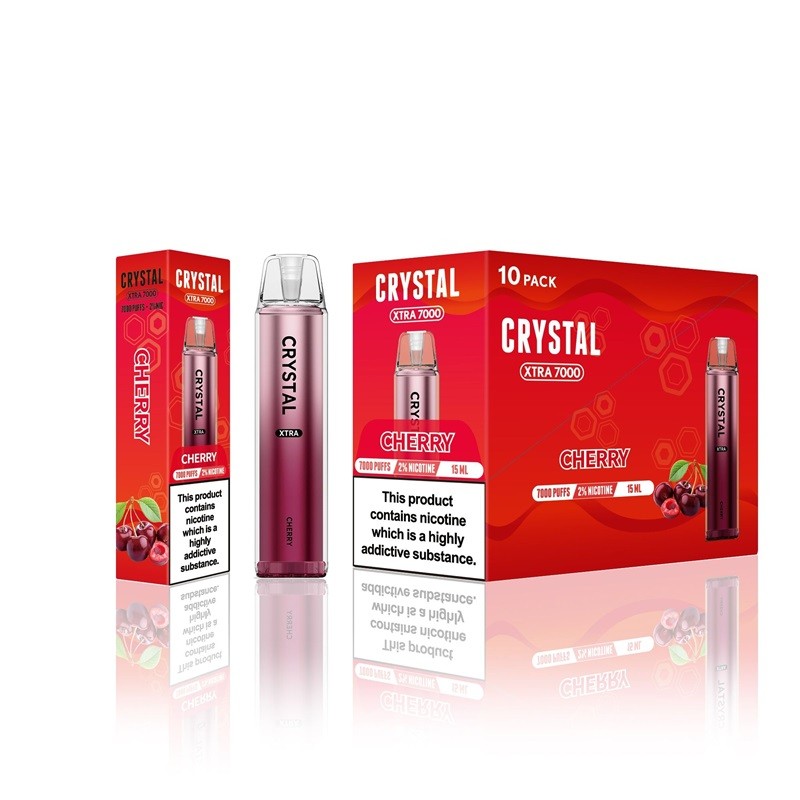 crystal extra vape cherry