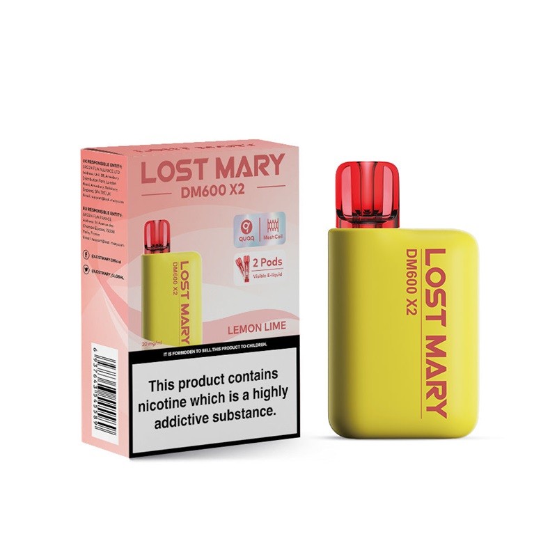 lost mary dm600 lemon lime