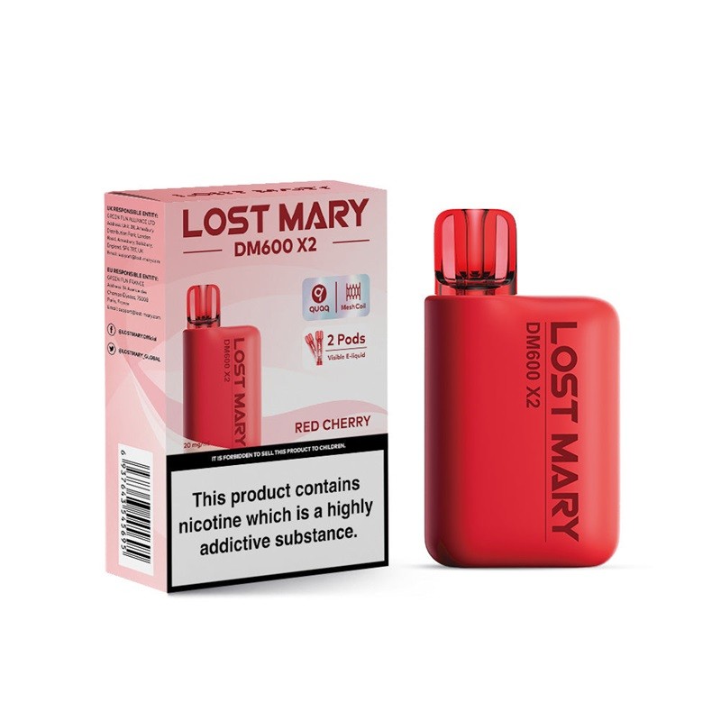 lost mary dm600 vape red cherry