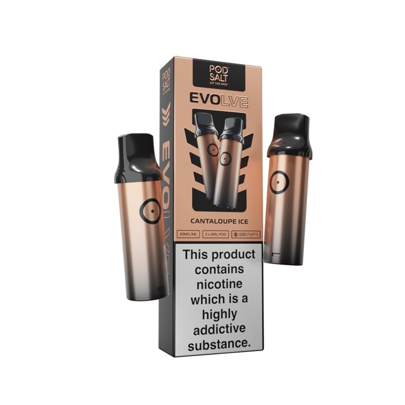 Cantaloupe Ice Pod Salt Evolve Prefilled Pod
