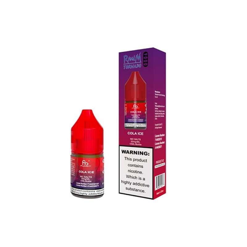 Cola Ice R and M 9000 Tornado Nicotine Salt E-liquid