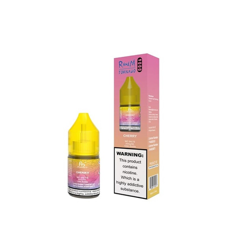 Cherry R and M 9000 Tornado Nicotine Salt