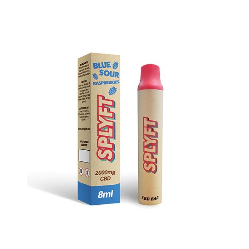 blue sour raspberry SPLYFT Eco Bar