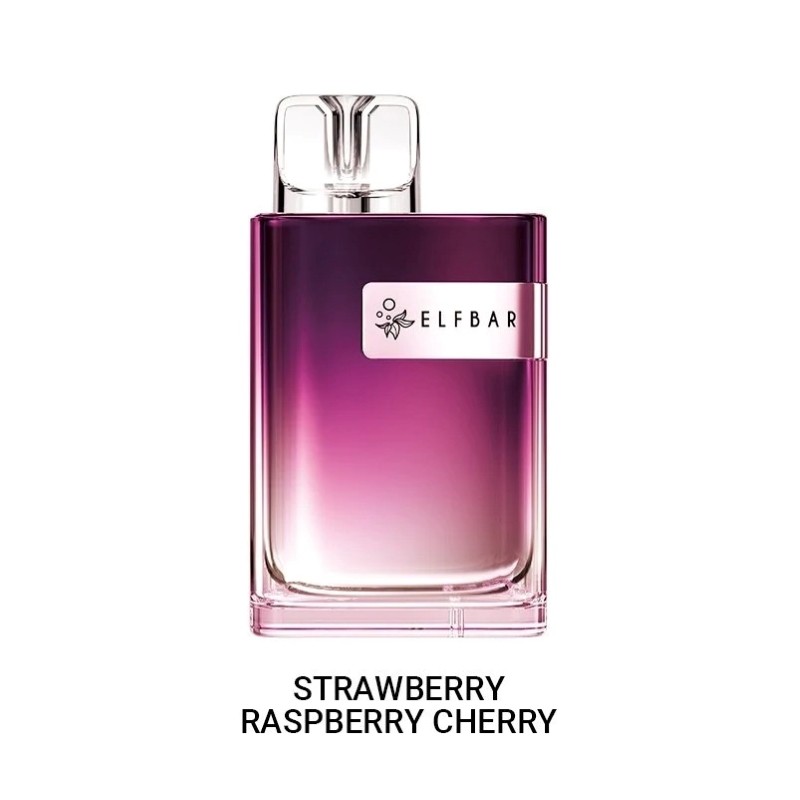 elf bar crystal cr600 disposable strawberry raspberry cherry