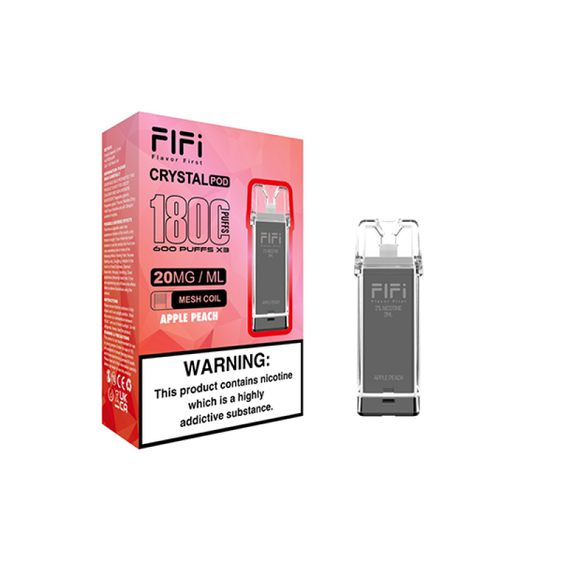 Apple Peach FLFI Crystal Replacement Pod