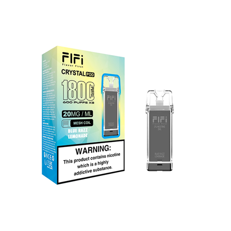 Blue Razz Lemonade FLFI Crystal Replacement Pod