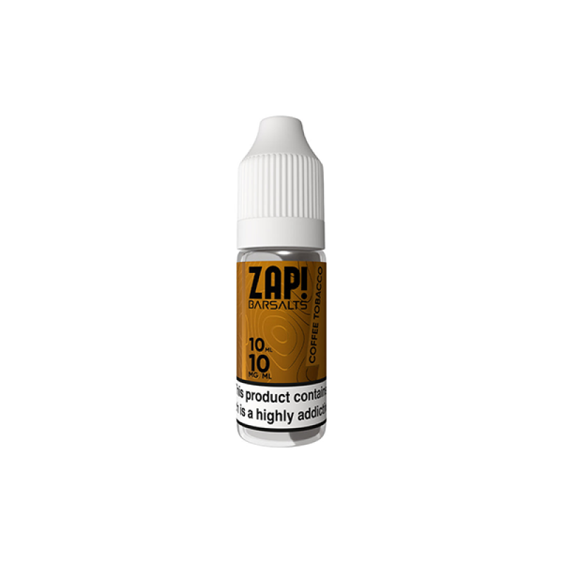 Coffee Tobacco 10mg ZAP Bar Salts Nic Salt