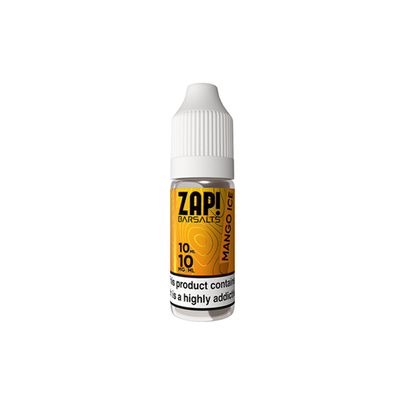 Mango Ice 10mg ZAP Bar Salts Nic Salt