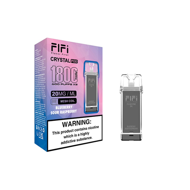 blueberry sour raspberry FLFI Crystal Replacement Pod