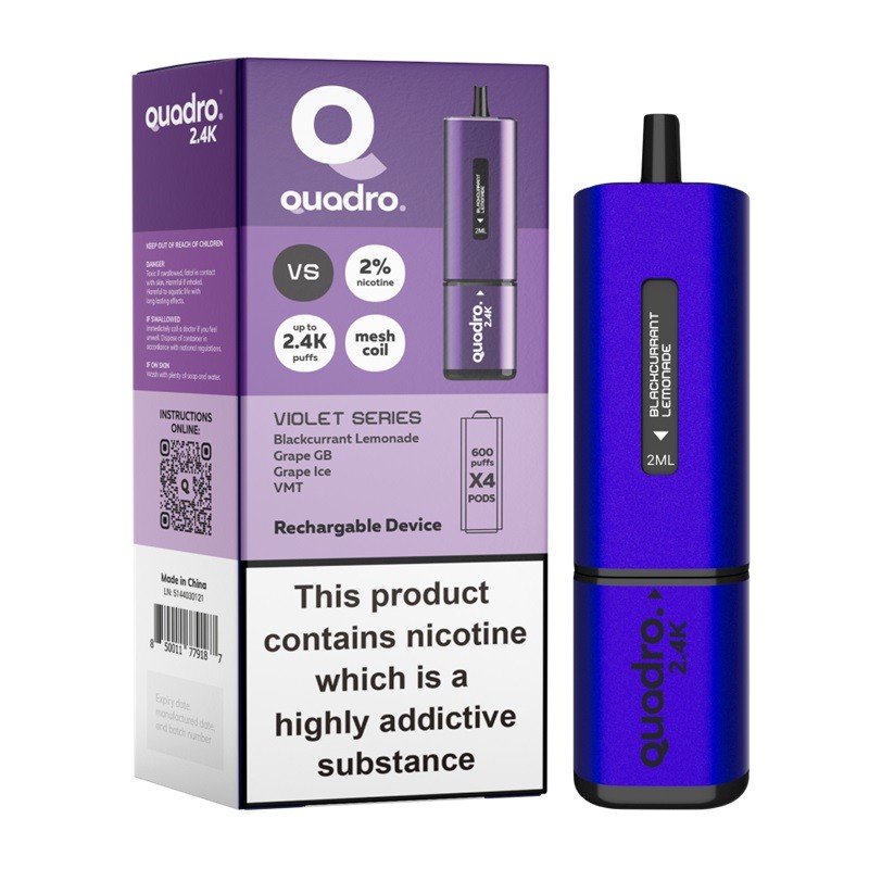 quadro 2.4k vape violet series