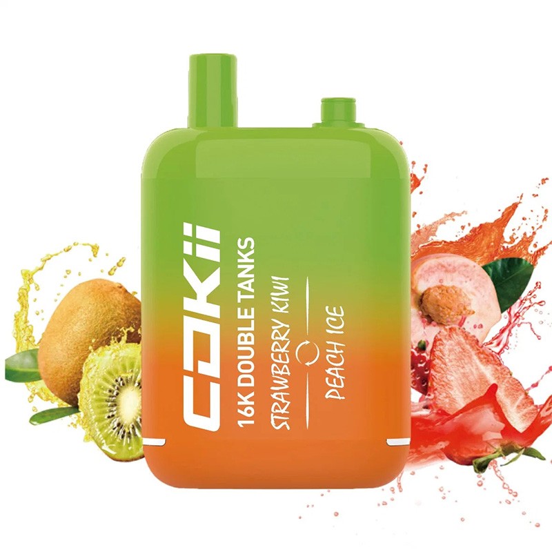 Strawberry Kiwi & Peach Ice Cokii 16000