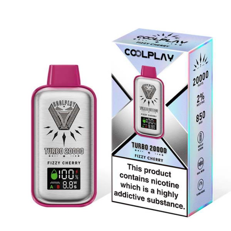 Coolplay Turbo 20000 Disposable Vape Best Sale £11.99