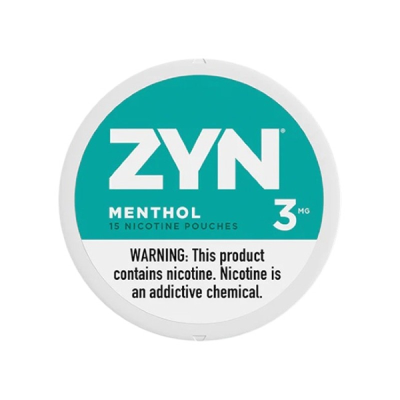 Menthol 3mg ZYN Nicotine Pouches