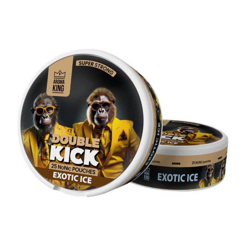 exotic ice aroma king double kick nicotine pouches