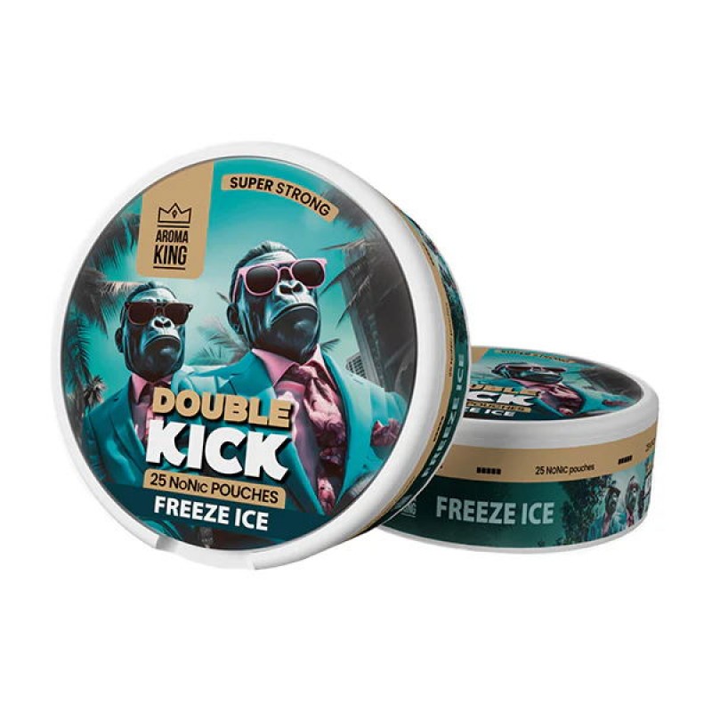 freeze ice aroma king double kick nicotine pouches
