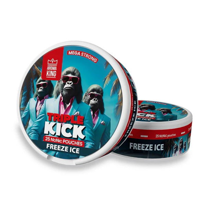 freeze ice aroma king triple kick nicotine pouches
